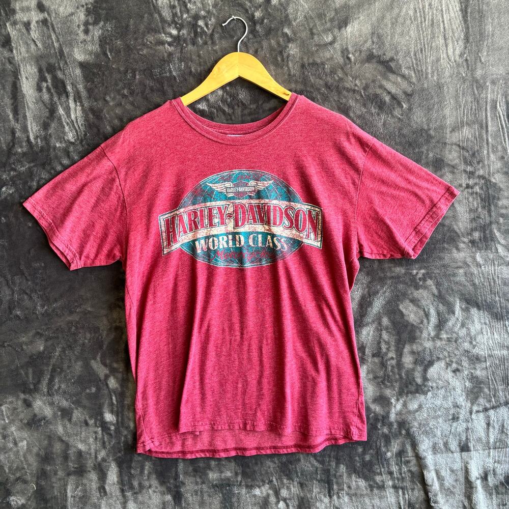 Harley Davidson Biker Tee Size: XL Red